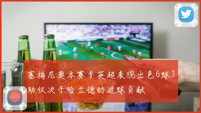 塞梅尼奥本赛季英超表现出色6球3助仅次于哈兰德的进球贡献